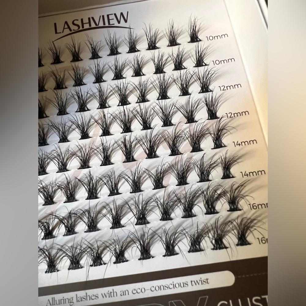 80 Pcs Lashview Ecolure DIY Cluster Lashes HTF